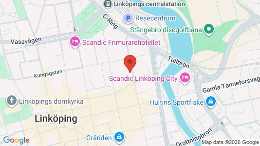 Apartments for rent i Linköping - kort over placeringen