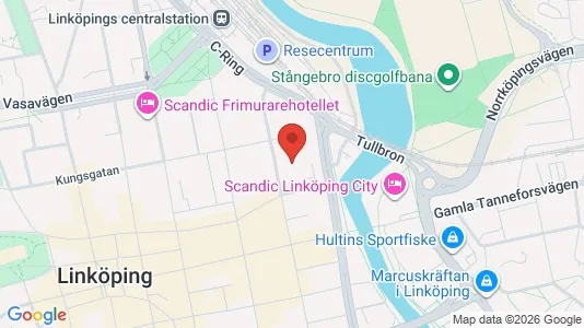 Apartments for rent i Linköping - kort over placeringen
