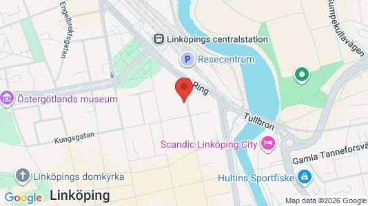 Apartments for rent i Linköping - kort over placeringen