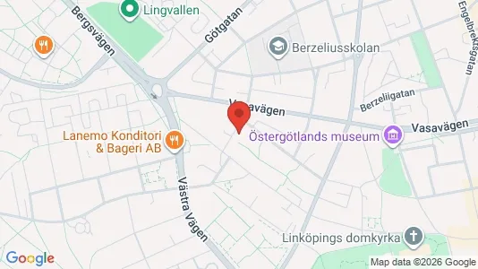 Apartments for rent i Linköping - kort over placeringen