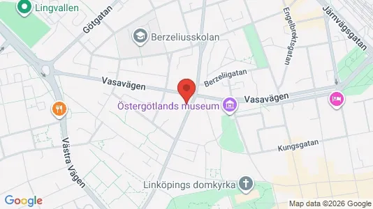 Apartments for rent i Linköping - kort over placeringen
