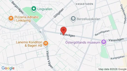 Apartments for rent i Linköping - kort over placeringen