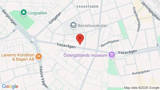 Apartments for rent i Linköping - kort over placeringen