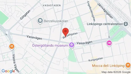 Apartments for rent i Linköping - kort over placeringen