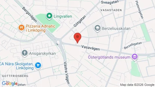 Apartments for rent i Linköping - kort over placeringen