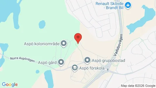 Apartments for rent i Skövde - kort over placeringen
