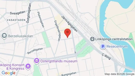 Apartments for rent i Linköping - kort over placeringen