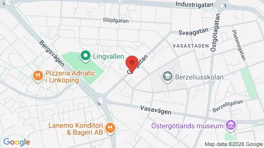 Apartments for rent i Linköping - kort over placeringen