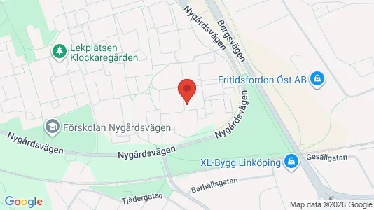 Apartments for rent i Linköping - kort over placeringen