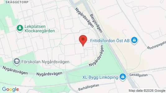 Apartments for rent i Linköping - kort over placeringen