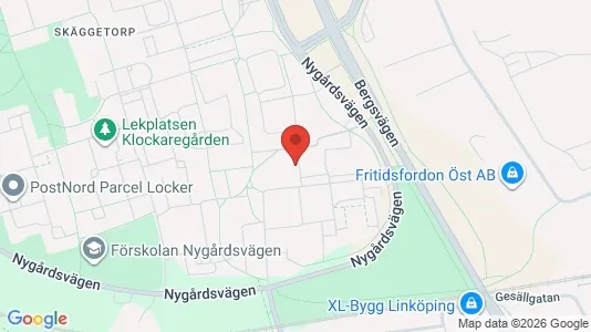 Apartments for rent i Linköping - kort over placeringen