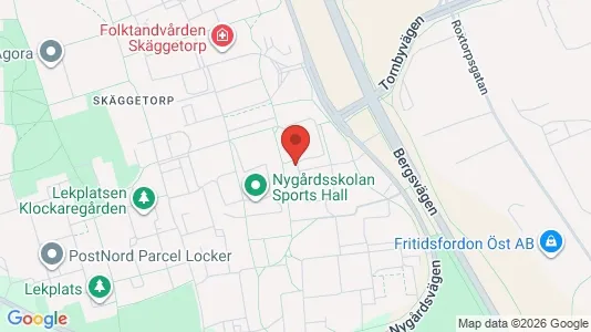 Apartments for rent i Linköping - kort over placeringen