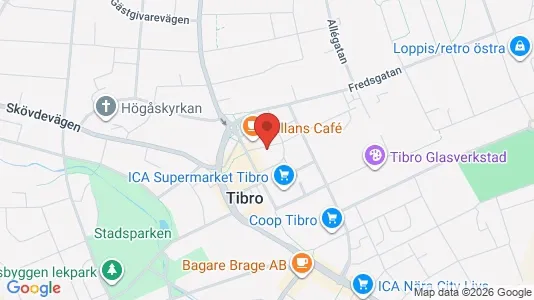 Apartments for rent i Tibro - kort over placeringen