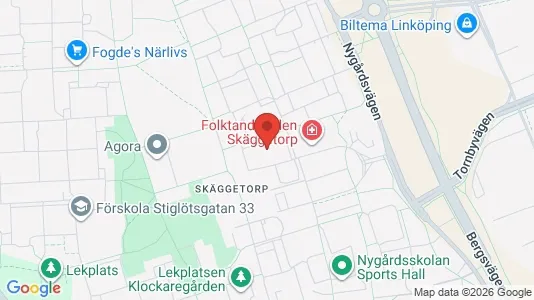 Apartments for rent i Linköping - kort over placeringen