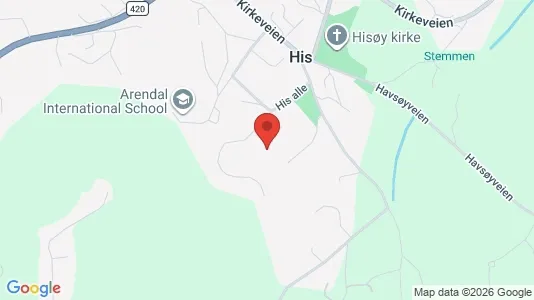 Apartments for rent i Arendal - kort over placeringen