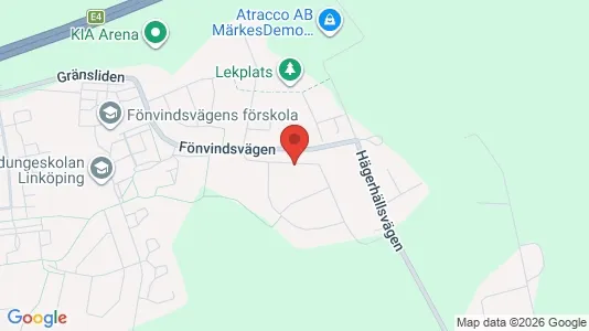 Apartments for rent i Linköping - kort over placeringen