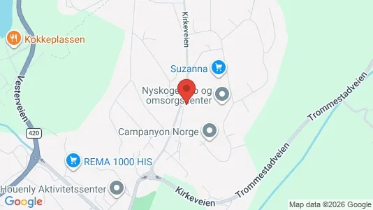 Apartments for rent i Arendal - kort over placeringen