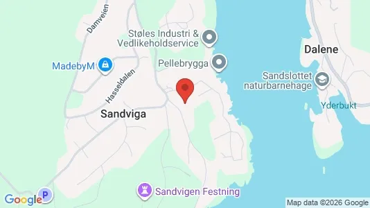 Apartments for rent i Arendal - kort over placeringen