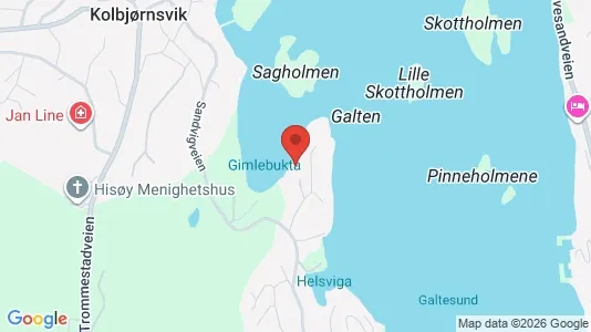 Apartments for rent i Arendal - kort over placeringen