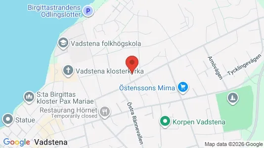 Apartments for rent i Vadstena - kort over placeringen