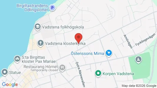 Apartments for rent i Vadstena - kort over placeringen