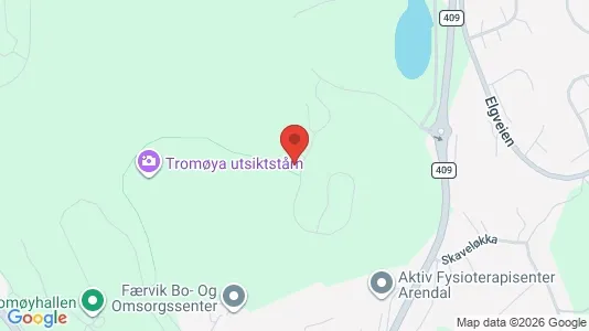 Apartments for rent i Arendal - kort over placeringen
