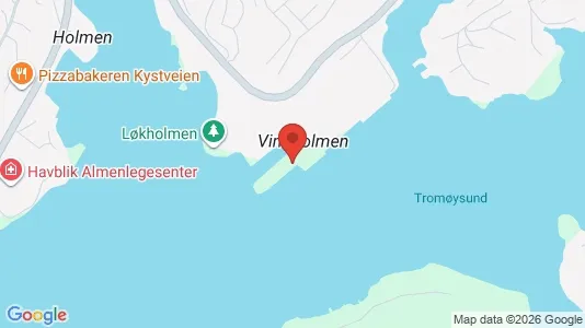 Apartments for rent i Arendal - kort over placeringen