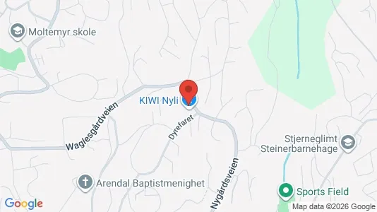 Apartments for rent i Arendal - kort over placeringen