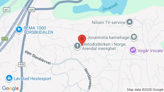 Apartments for rent i Arendal - kort over placeringen
