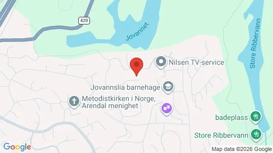 Apartments for rent i Arendal - kort over placeringen