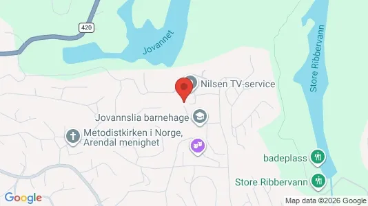 Apartments for rent i Arendal - kort over placeringen