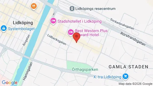 Apartments for rent i Lidköping - kort over placeringen