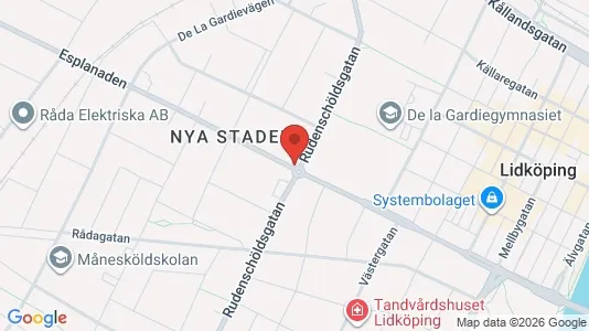 Apartments for rent i Lidköping - kort over placeringen