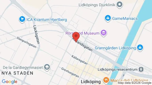 Apartments for rent i Lidköping - kort over placeringen