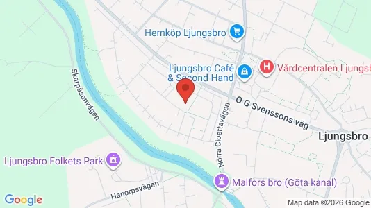 Apartments for rent i Linköping - kort over placeringen