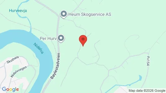 Apartments for rent i Froland - kort over placeringen