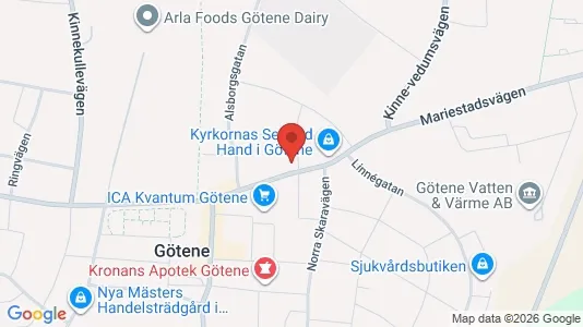 Apartments for rent i Götene - kort over placeringen