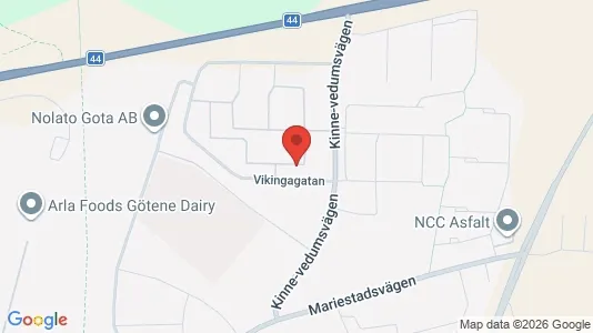 Apartments for rent i Götene - kort over placeringen