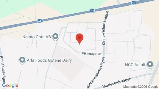 Apartments for rent i Götene - kort over placeringen