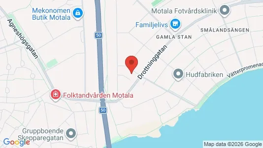 Apartments for rent i Motala - kort over placeringen