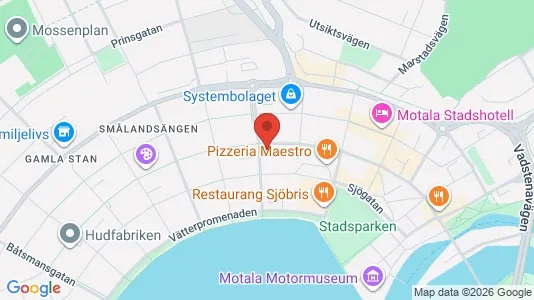 Apartments for rent i Motala - kort over placeringen