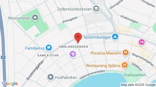 Apartments for rent i Motala - kort over placeringen