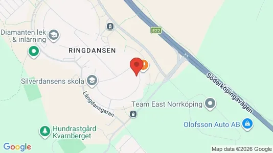 Apartments for rent i Norrköping - kort over placeringen