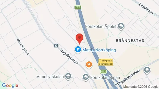 Apartments for rent i Norrköping - kort over placeringen
