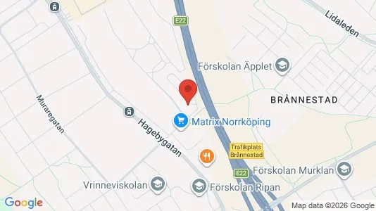 Apartments for rent i Norrköping - kort over placeringen