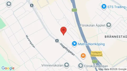 Apartments for rent i Norrköping - kort over placeringen