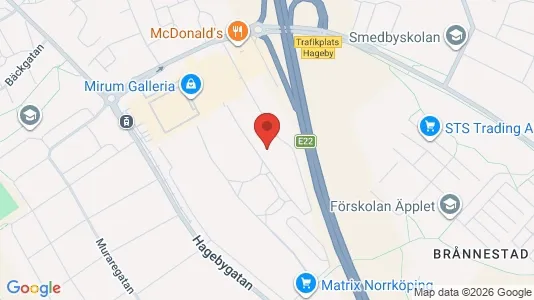 Apartments for rent i Norrköping - kort over placeringen