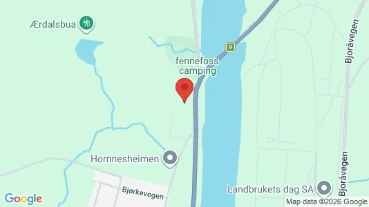 Apartments for rent i Evje og Hornnes - kort over placeringen