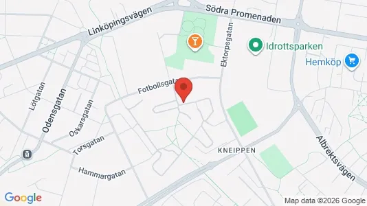 Apartments for rent i Norrköping - kort over placeringen