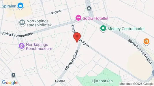 Apartments for rent i Norrköping - kort over placeringen
